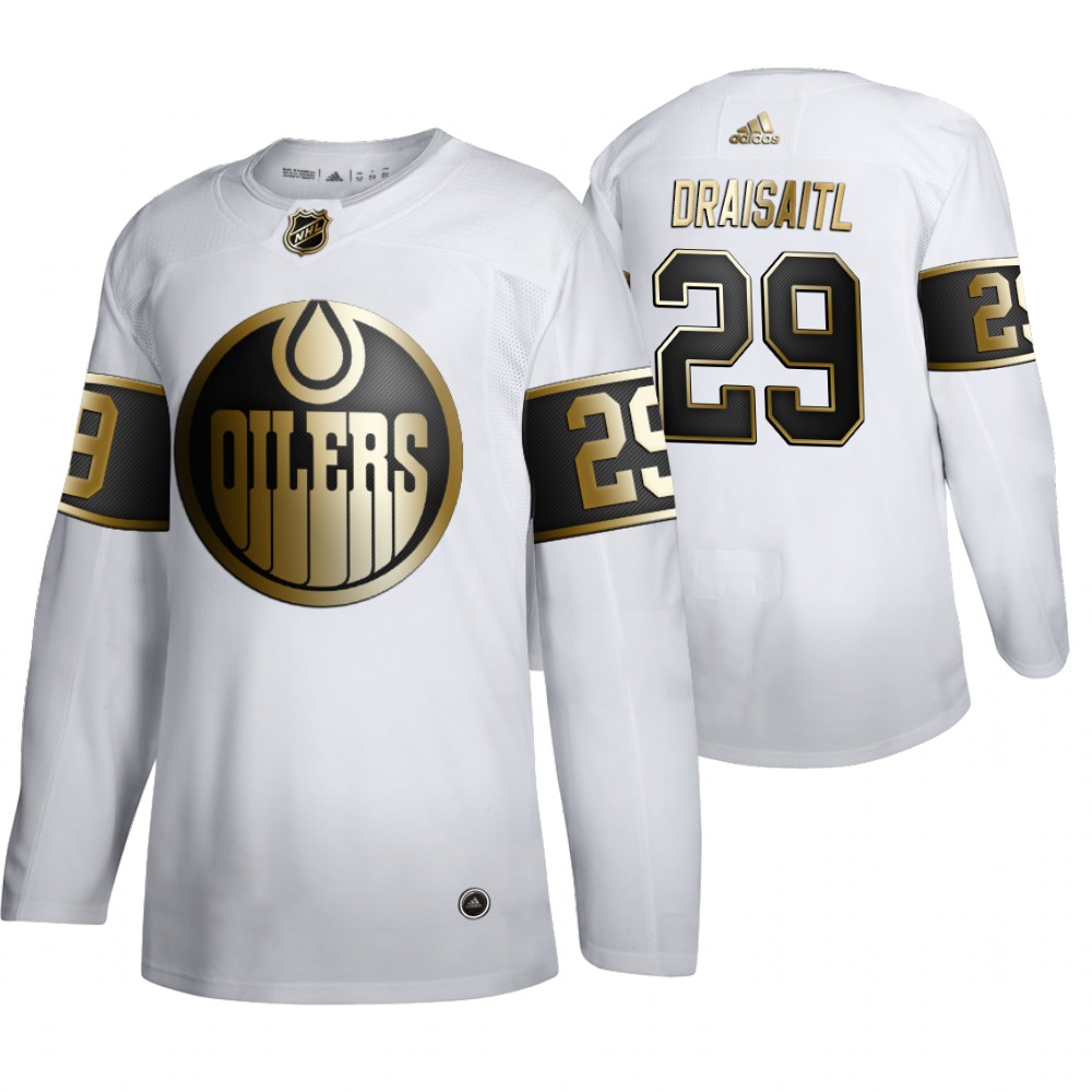 NHL Oilers Leon Draisaitl Men's Limited 2019-20 Golden Edition Jersey