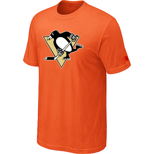 NHL Pittsburgh Penguins Big & Tall Logo Orange T-Shirt