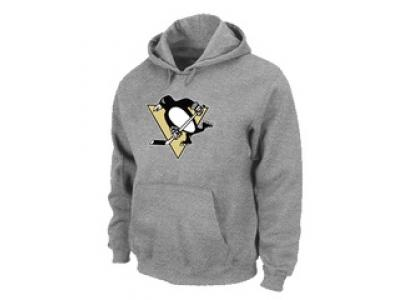 NHL Pittsburgh Penguins Big & Tall Logo Pullover Hoodie Grey