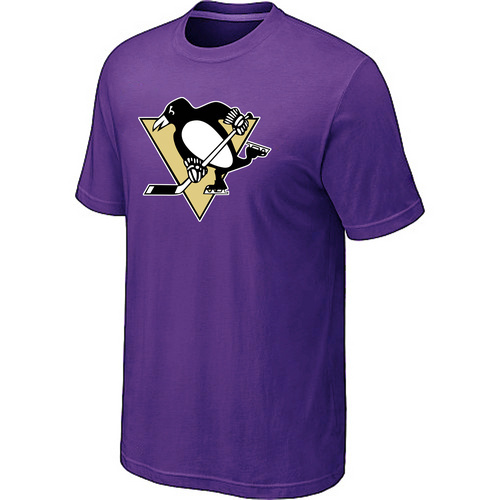 NHL Pittsburgh Penguins Big & Tall Logo Purple T-Shirt