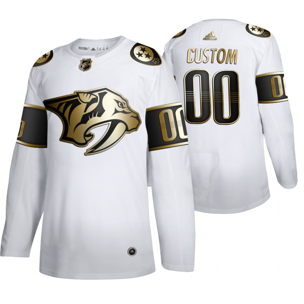 NHL Predators Custom Men's Limited 2019-20 Golden Edition Jersey