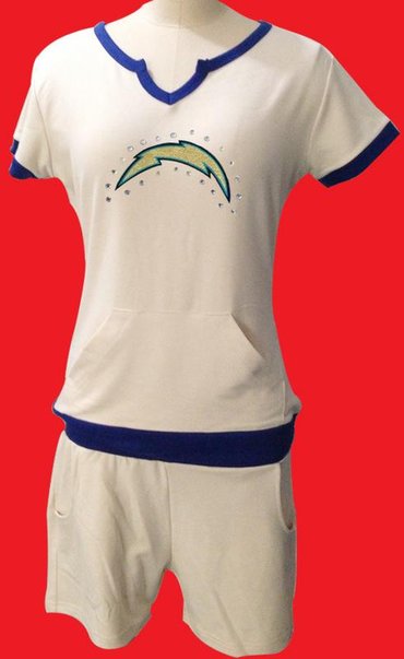 NIKE NFL San Diego Chargers women's sport suit white