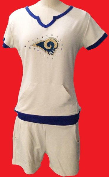 NIKE NFL St. Louis Rams women's sport suit white