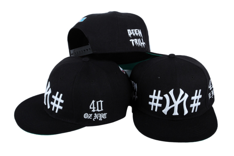 NY Been Trill 40 Oz Black Fashion Snapback Adjustable Hat LH