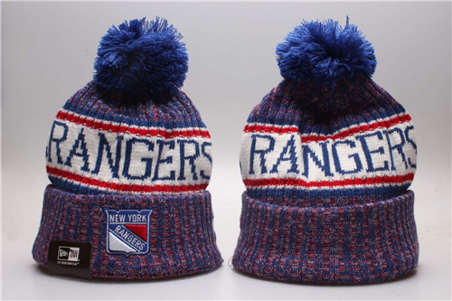 NY Rangers Fresh Logo Blue Knit Hat YP