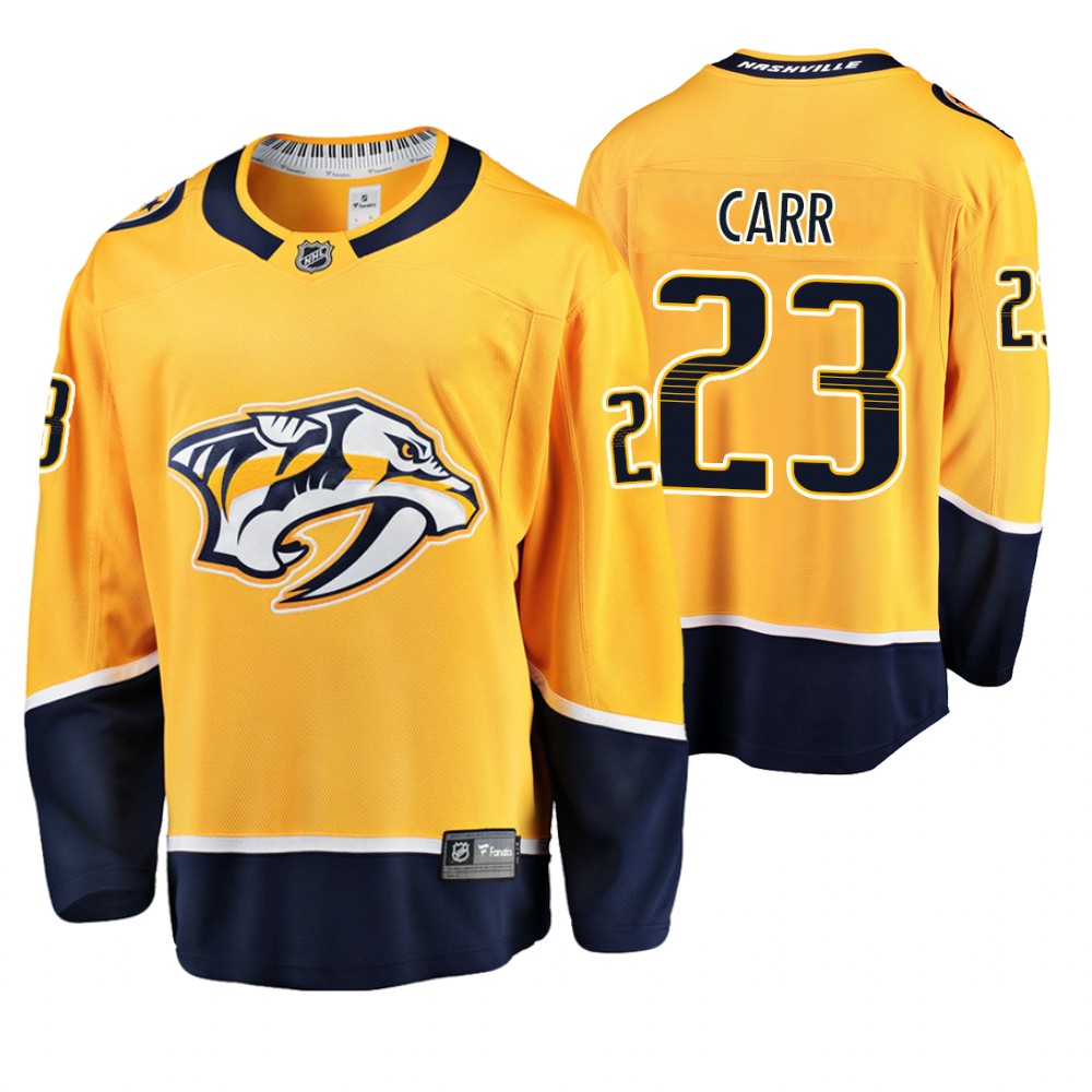 Nashville Predators Daniel Carr Men's Home Breakaway Player Fanatics Branded Jersey