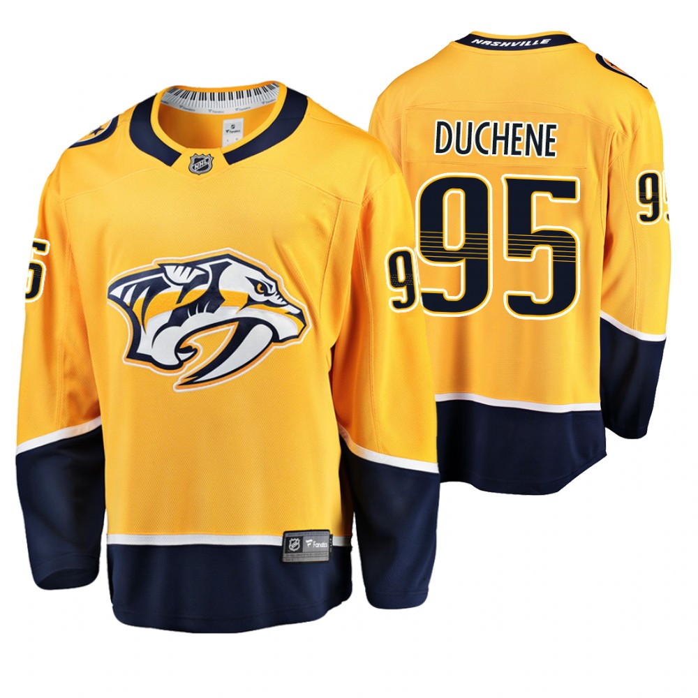 Nashville Predators Matt Duchene Men's Home Breakaway Player Fanatics Branded Jersey