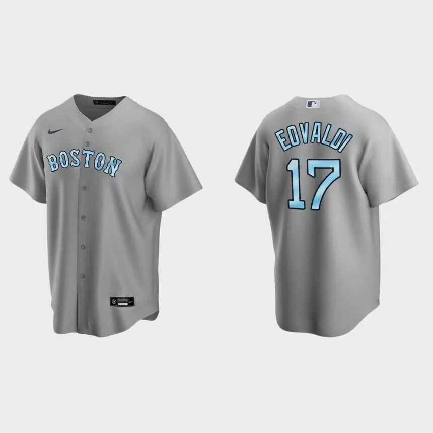 Nathan Eovaldi Boston Red Sox 2022 Father’s Day Replica Jersey – Gray