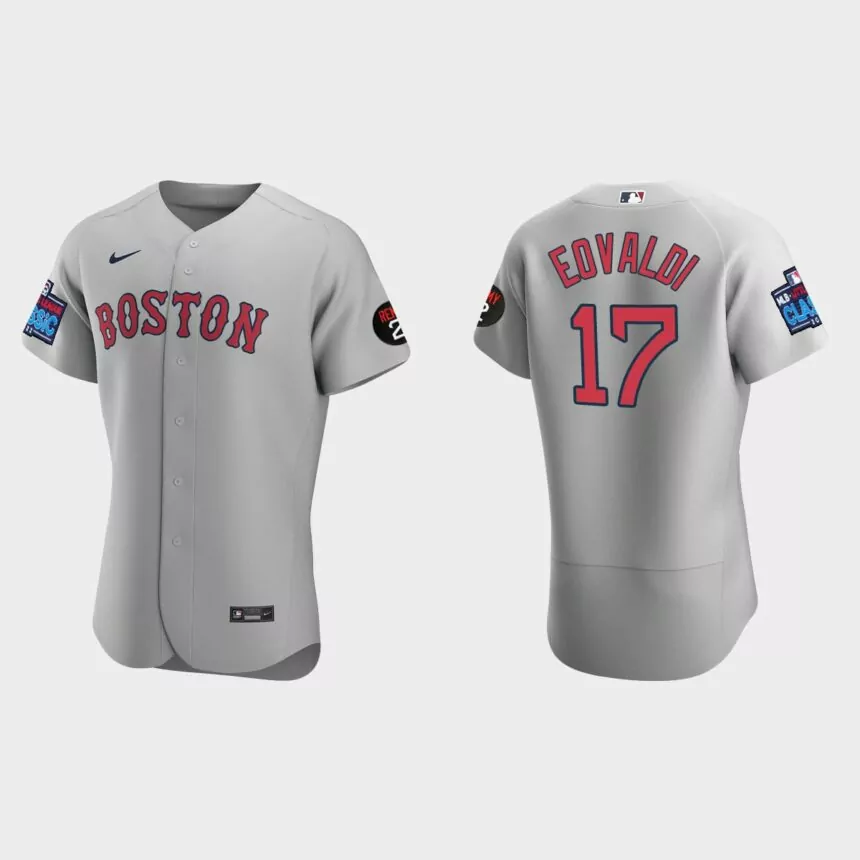 Nathan Eovaldi Boston Red Sox 2022 Little League Classic Authentic Jersey – Gray