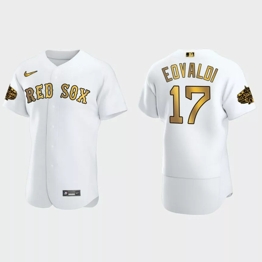 Nathan Eovaldi Boston Red Sox MLB All-Star Main Logo Jersey – White