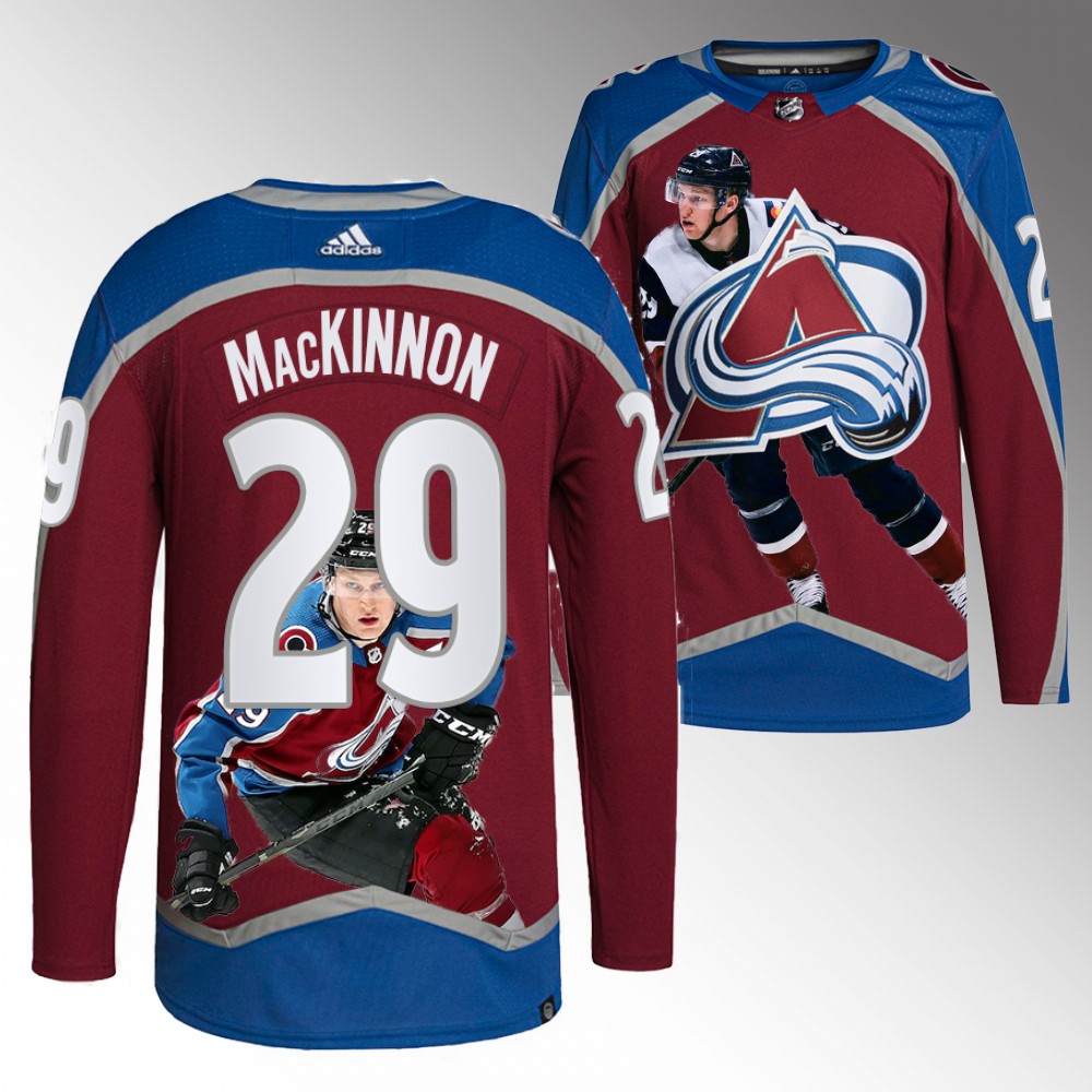 Nathan MacKinnon Colorado Avalanche 2022 Playoffs Impact Player Burgundy Jersey Special