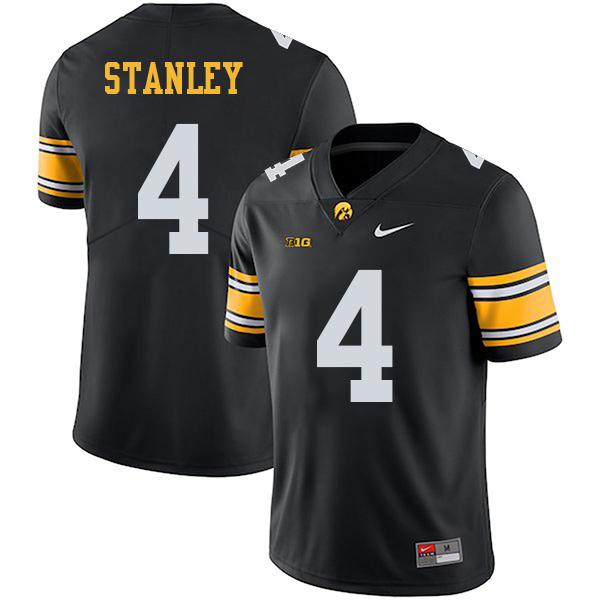 Nathan Stanley Iowa Hawkeyes Men's Jersey - #4 NCAA Black Stitched Nike Authentic1