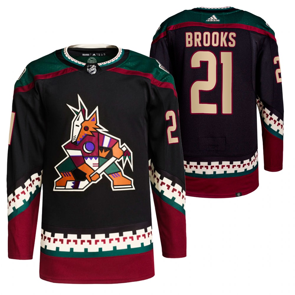 Nathaniel Brooks Arizona Coyotes Black Black History Month NHL Bound Jersey