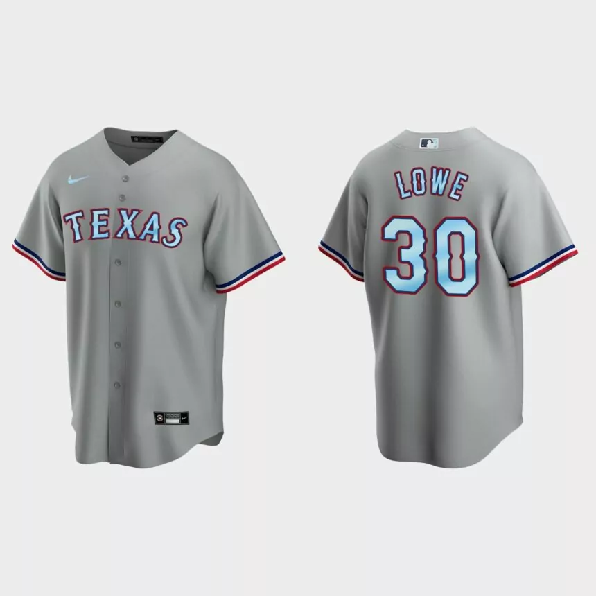 Nathaniel Lowe Texas Rangers 2022 Father’s Day Replica Jersey – Gray