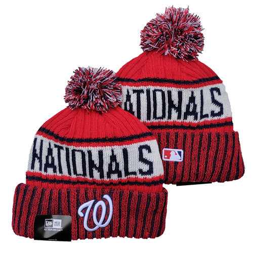 Nationals Team Logo Pom Knit Hat YD