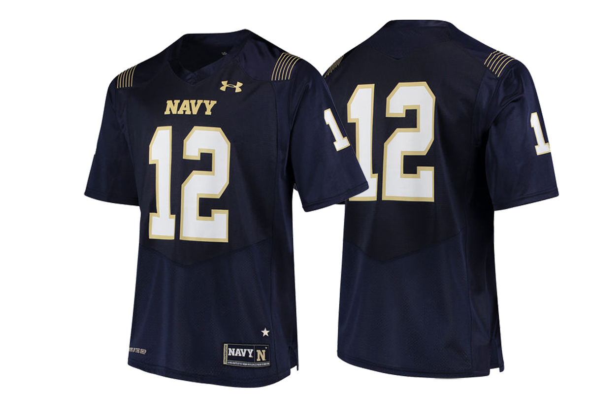 Navy Midshipmen College Football Jersey Features