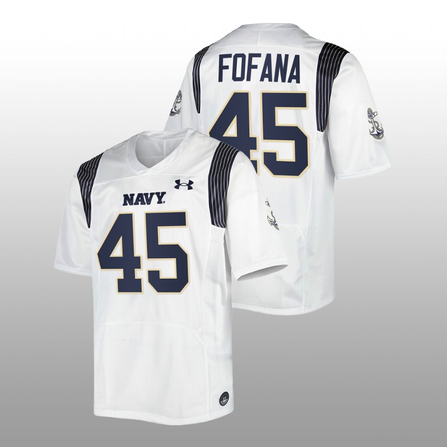 Navy Midshipmen Daba Fofana #45 Limited Jersey Navy Premier Football
