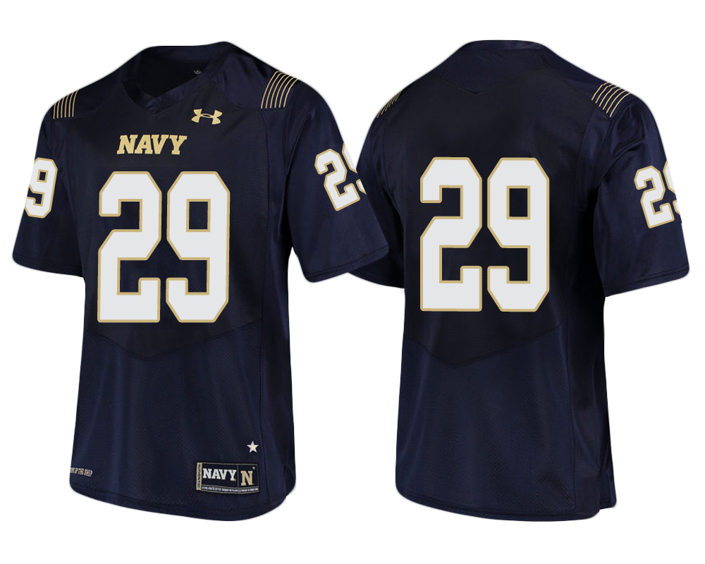 Navy Midshipmen Navy Darryl Bonner NCAA Football Jersey