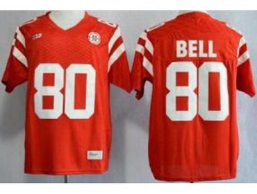 Nebraska Cornhuskers 80 Kenny Bell Red NCAA Jerseys