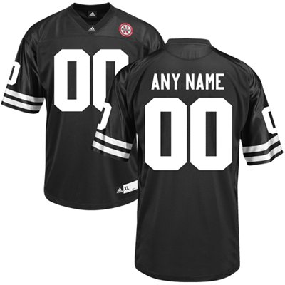 Nebraska Cornhuskers Black Customized Jerseys
