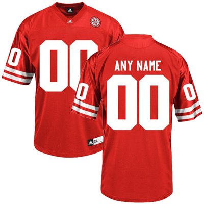 Nebraska Cornhuskers Red Customized Jerseys