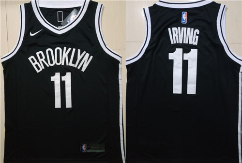 Nets 11 Kyrie Irving Black Nike Swingman Jersey