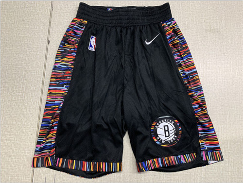 Nets Black City Edition Nike Swingman Shorts