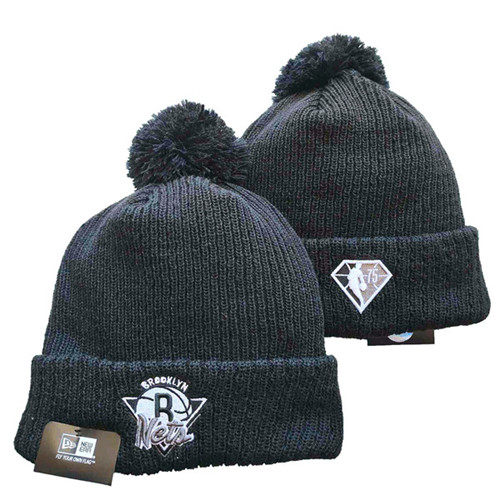 Nets Black Knit Hat -YD