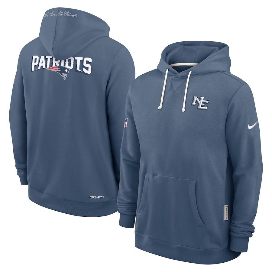 New  England Patriots   2025  Salute to  Service  Limited Football Stitched hoodie Jersey