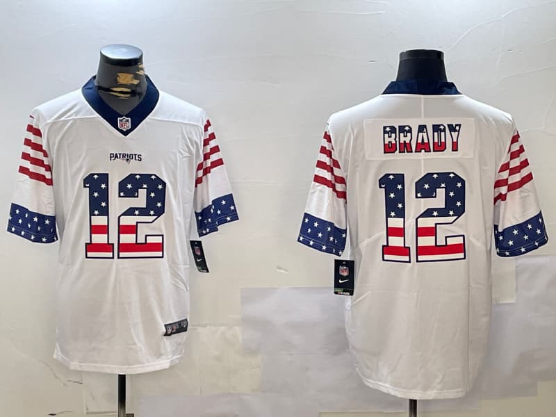 New  England Patriots  #12 Tom Brady  Jersey