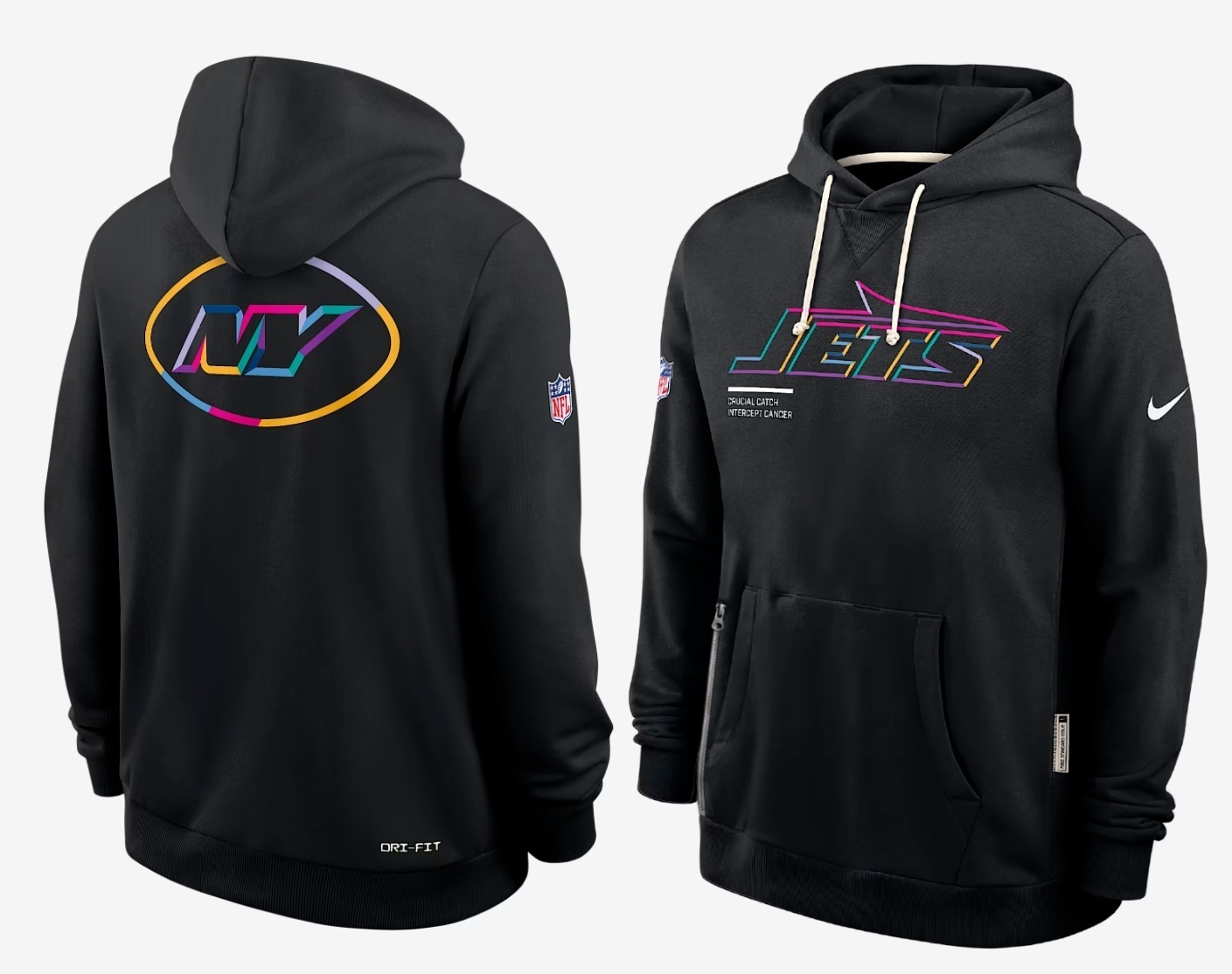 New  York Jets  2025 Salute to Service Limited Football Stitched hoodie Jersey