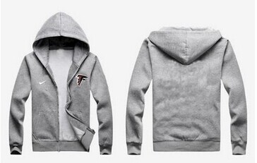New Atlanta Falcons Authentic Logo Hoodie Grey