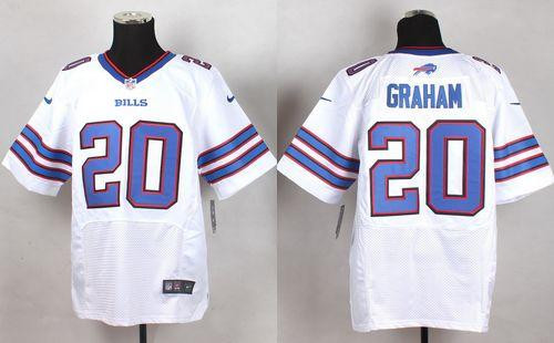 New Buffalo Bills #20 Corey Graham White Men's Stitched NFL New Elite Jersey