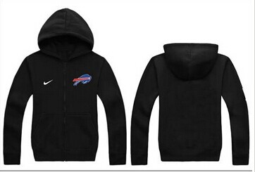 New Buffalo Bills Authentic Logo Hoodie Black