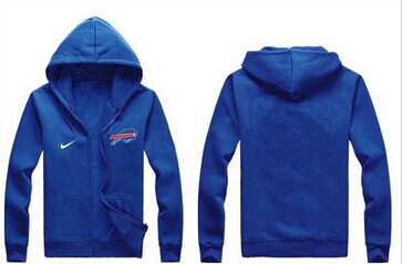 New Buffalo Bills Authentic Logo Hoodie Blue