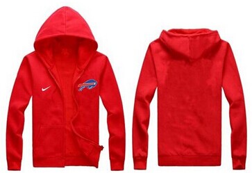 New Buffalo Bills Authentic Logo Hoodie Red