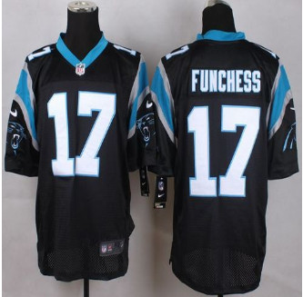 New Carolina Panthers #17 Devin Funchess Black Team Color Men's Stitched NFL Elite Jersey