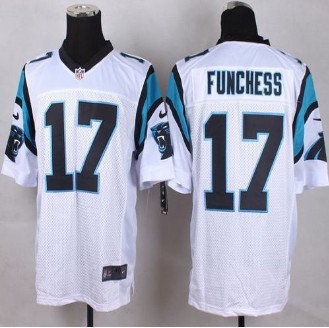 New Carolina Panthers #17 Devin Funchess White Men's Stitched NFL Elite Jersey