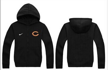 New Chicago Bears Authentic Logo Hoodie Black