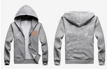 New Chicago Bears Authentic Logo Hoodie Grey