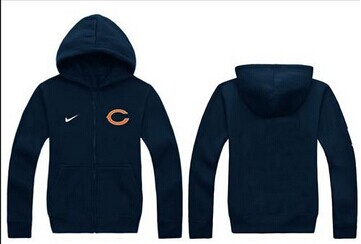 New Chicago Bears Authentic Logo Hoodie Navy Blue