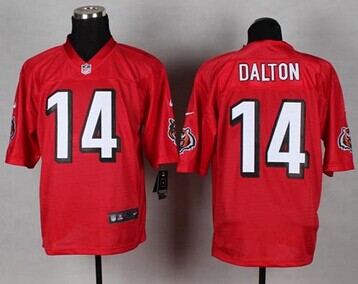 New Cincinnati Bengals #14 Andy Dalton Red NFL Elite QB Practice Jersey