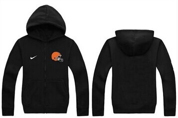 New Cleveland Browns Authentic Logo Hoodie Black