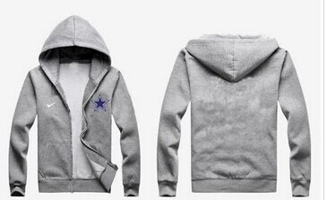 New Dallas Cowboys Authentic Logo Hoodie Grey