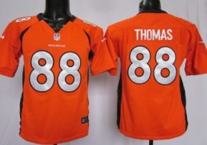 New Denver Broncos #88 Demaryius Thomas Orange Kids Jersey