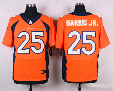 New Denver Broncos  Men's Stitched #25 Chris Harris Jr Orange NFL New Elite Jersey