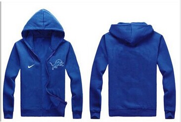 New Detroit Lions Authentic Logo Hoodie Blue