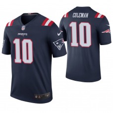 New England Patriots #10 Corey Coleman Navy Color Rush Legend Jersey