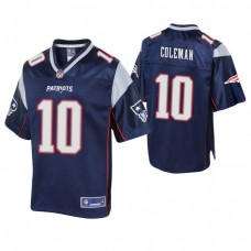 New England Patriots #10 Corey Coleman Navy Pro Line Jersey