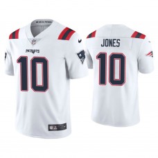 New England Patriots #10 Mac Jones White 2021 NFL Draft Vapor Limited Jersey